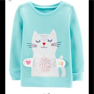 Carter's Shirts & Tops - Carter’s interactive kitty sweatshirt Carter's Shirts & Tops - Carter’s interactive kitty sweatshirt